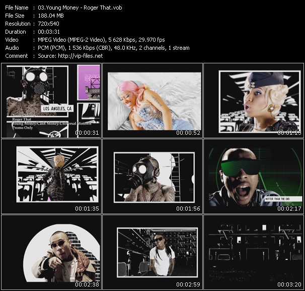 Young Money video ”Roger That” from dvd ”Urban Video May 2010”