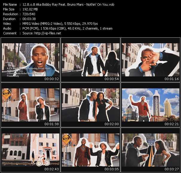B.O.B. Feat. Bruno Mars video ”Nothin' On You” from dvd ”Urban Video May 2010”