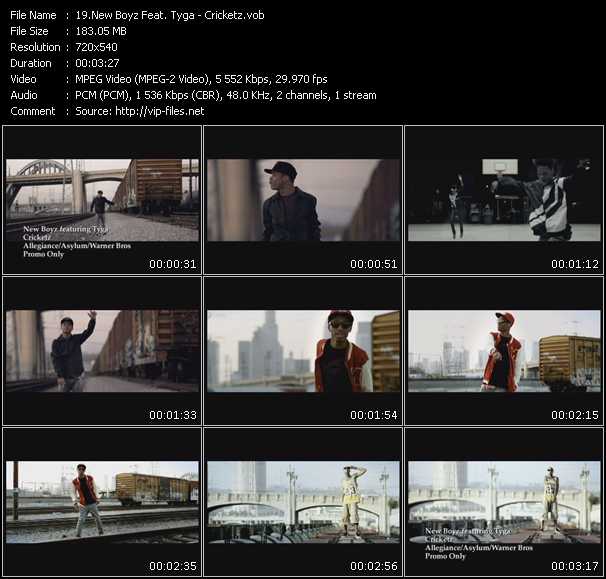 New Boyz Feat. Tyga video ”Cricketz” from dvd ”Urban Video May 2010”
