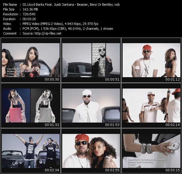 Lloyd Banks Feat. Juelz Santana video ”Beamer, Benz Or Bentley” from dvd ”Urban Video June 2010”