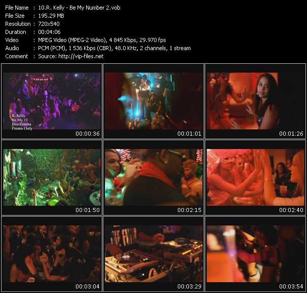 R. Kelly video ”Be My Number 2” from dvd ”Urban Video June 2010”