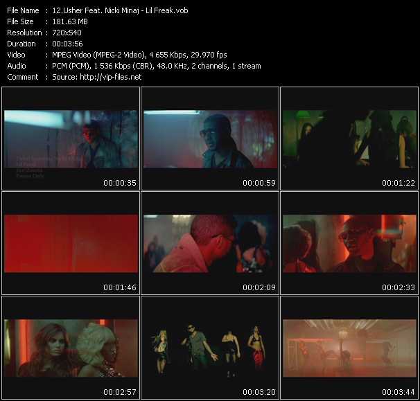 Usher Feat. Nicki Minaj video ”Lil Freak” from dvd ”Urban Video June 2010”