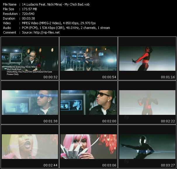 Ludacris Feat. Nicki Minaj video ”My Chick Bad” from dvd ”Urban Video June 2010”