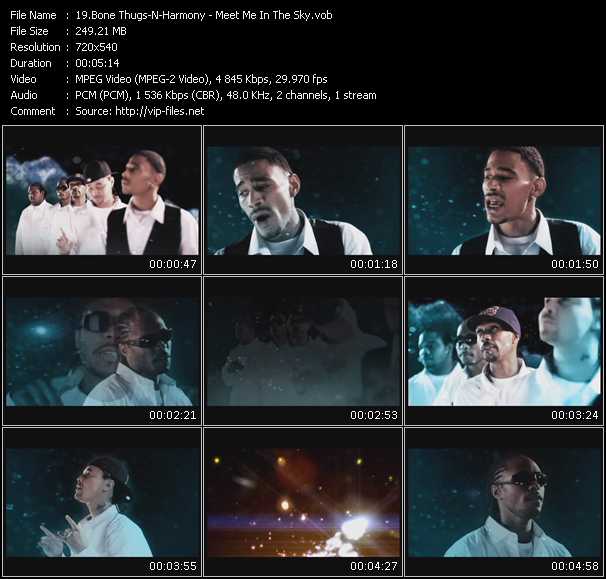 Bone Thugs-N-Harmony video ”Meet Me In The Sky” from dvd ”Urban Video June 2010”