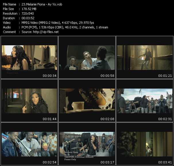 Melanie Fiona video ”Ay Yo” from dvd ”Urban Video June 2010”