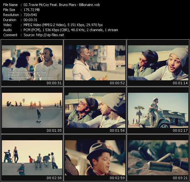 Travis McCoy Feat. Bruno Mars video ”Billionaire” from dvd ”Urban Video July 2010”