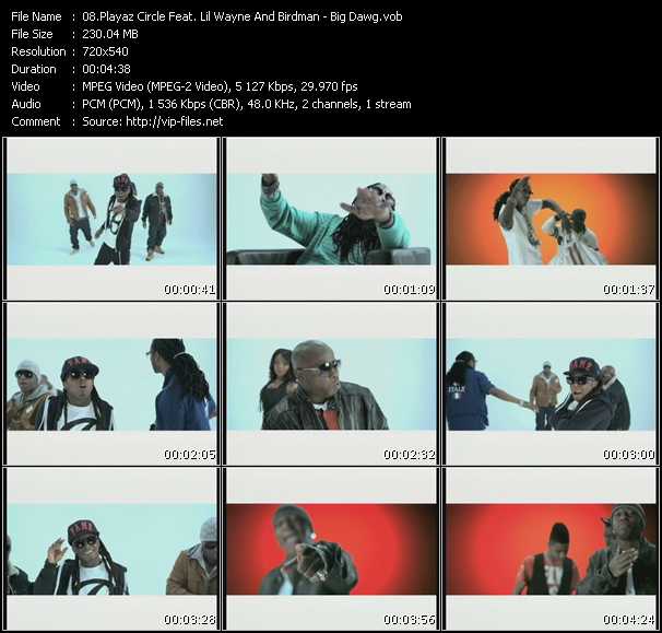 Playaz Circle Feat. Lil' Wayne And Birdman video ”Big Dawg” from dvd ”Urban Video July 2010”