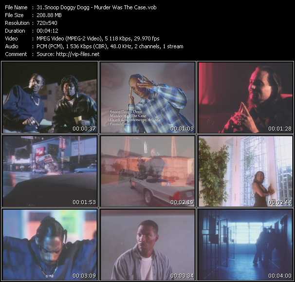 Snoop Dogg video ”Murder Was The Case” from dvd ”Urban Video July 2010”