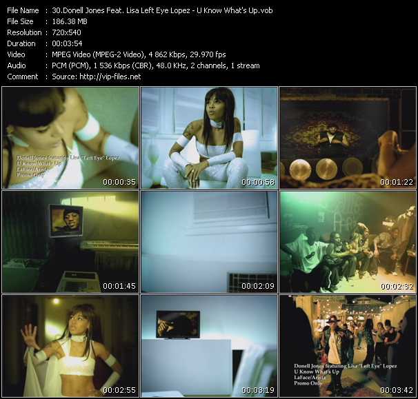 Donell Jones Feat. Lisa Left Eye Lopes video ”U Know What's Up” from dvd ”Urban Video August 2010”