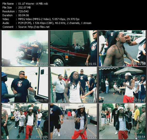 Lil' Wayne video ”A Milli” from dvd ”Urban Video September 2008”