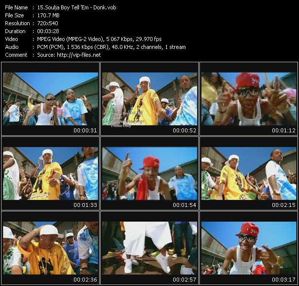 Soulja Boy Tell 'Em video ”Donk” from dvd ”Urban Video September 2008”