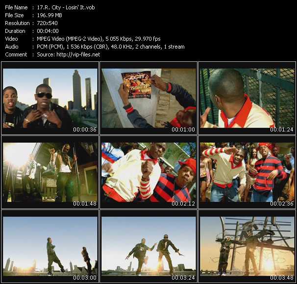 R. City video ”Losin' It” from dvd ”Urban Video September 2008”