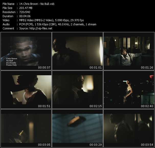 Chris Brown video ”No Bull” from dvd ”Urban Video October 2010”