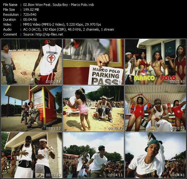 Bow Wow Feat. Soulja Boy Tell 'Em video ”Marco Polo” from dvd ”Rock America Urban September 2008”