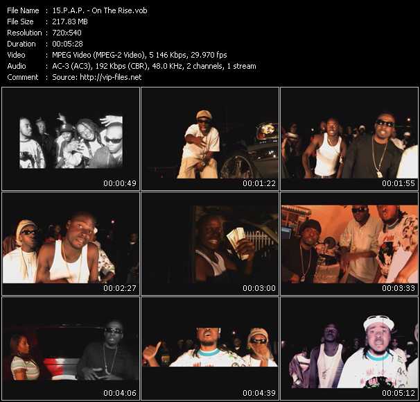 P.A.P. video ”On The Rise” from dvd ”Rock America Urban September 2008”