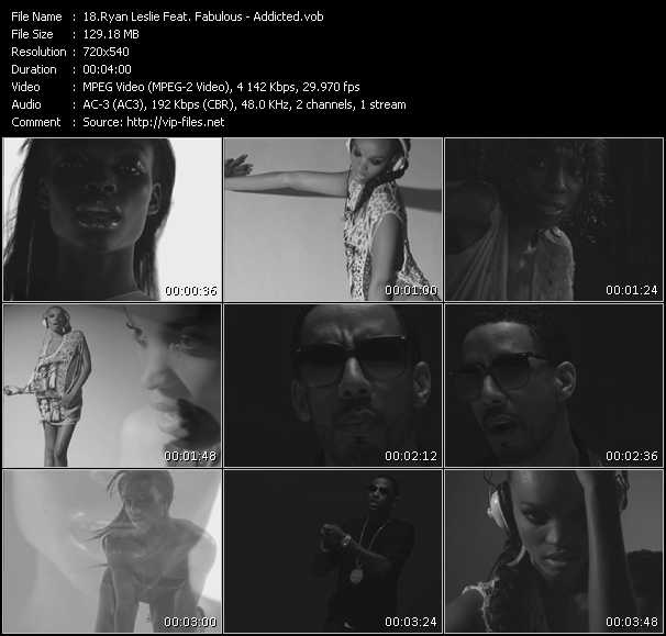 Ryan Leslie Feat. Fabolous And Cassie video ”Addicted” from dvd ”Rock America Urban September 2008”