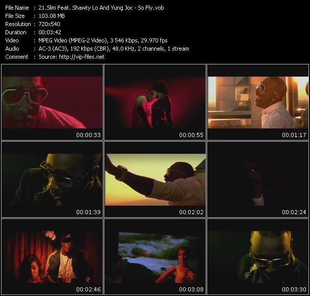 Slim Feat. Shawty Lo And Yung Joc video ”So Fly” from dvd ”Rock America Urban September 2008”