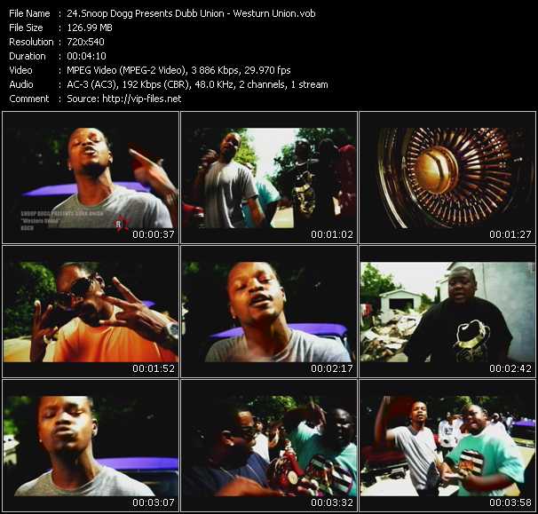 Snoop Dogg Presents Dubb Union video ”Westurn Union” from dvd ”Rock America Urban September 2008”