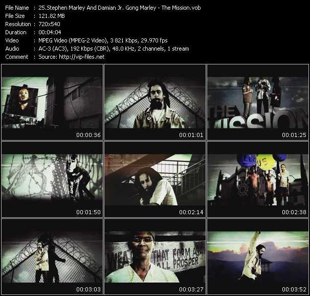 Stephen Marley And Damian Marley video ”The Mission” from dvd ”Rock America Urban September 2008”