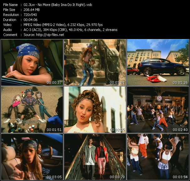 3LW video ”No More (Baby Ima Do It Right)” from dvd ”RnB Hits 2002”