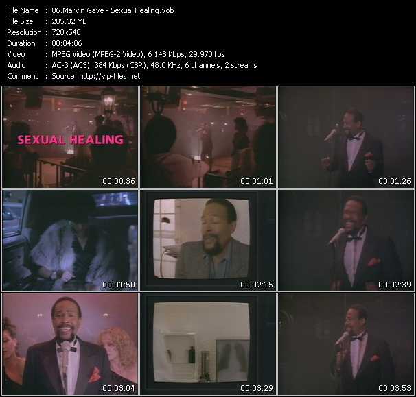 Marvin Gaye video ”Sexual Healing” from dvd ”RnB Hits 2002”