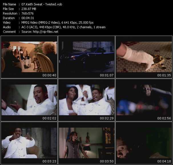 Keith Sweat video ”Twisted” from dvd ”RnB Superclub”