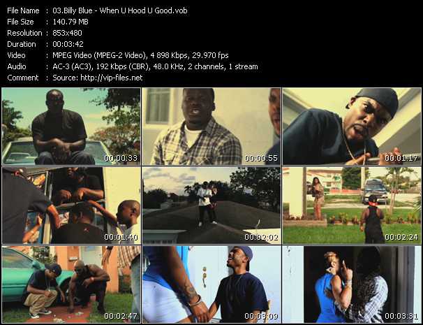 Billy Blue video ”When U Hood U Good” from dvd ”Rock America Urban September 2010”