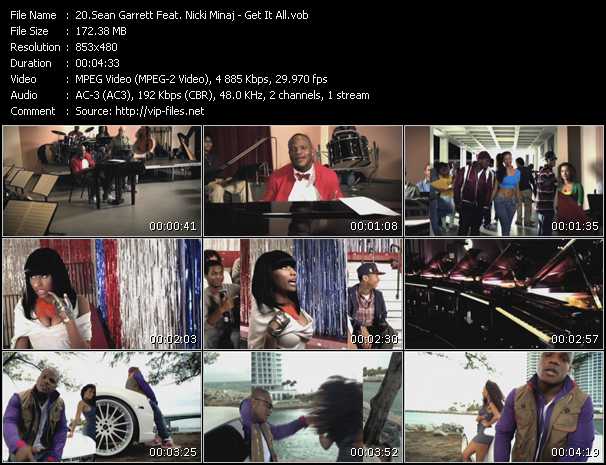 Sean Garrett Feat. Nicki Minaj video ”Get It All” from dvd ”Rock America Urban September 2010”