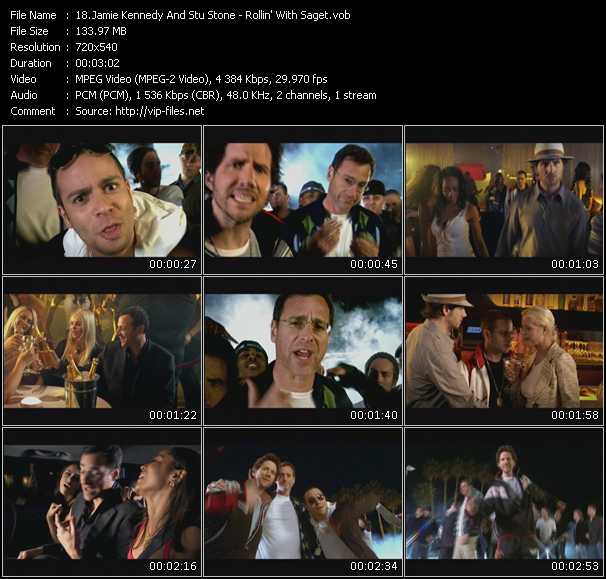 Jamie Kennedy And Stu Stone video ”Rollin' With Saget” from dvd ”Screenplay VJ-Pro Classic Vision Novelty And Comedy Vol.1 April 2010”