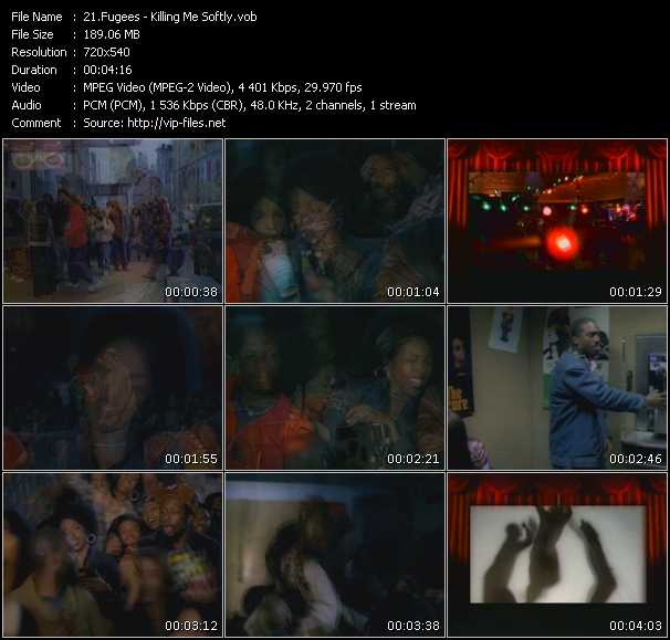 Fugees video ”Killing Me Softly” from dvd ”Screenplay VJ-Pro Classic Vision 90s Pop Vol.6 October 2010”