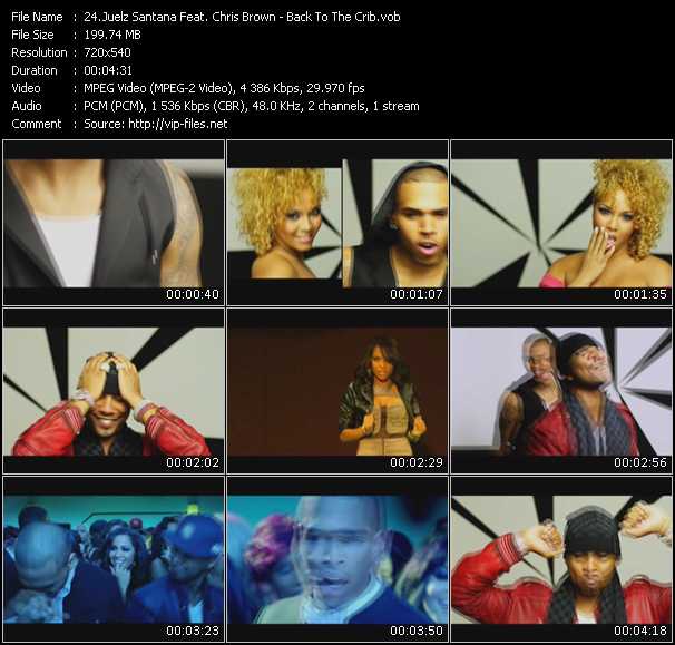 Juelz Santana Feat. Chris Brown video ”Back To The Crib” from dvd ”Screenplay VJ-Pro Hits Vision March 2010”