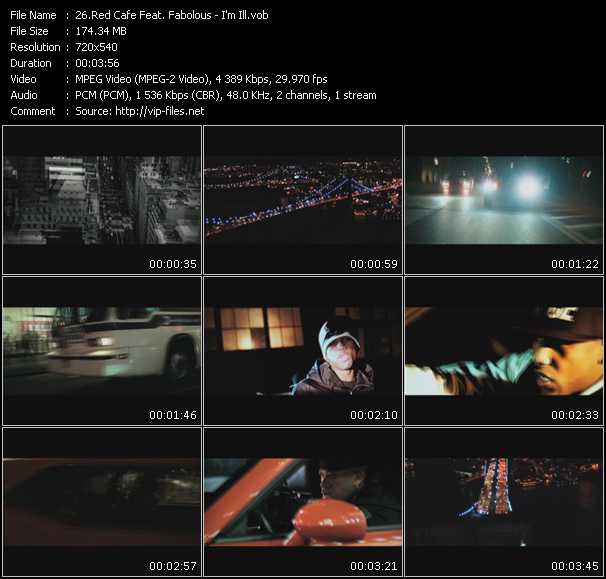 Red Cafe Feat. Fabolous video ”I'm Ill” from dvd ”Screenplay VJ-Pro Hits Vision May 2010”