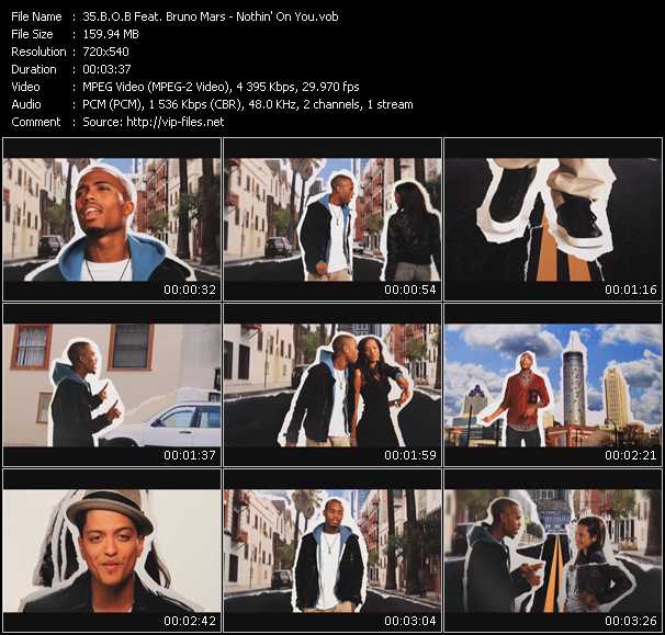 B.O.B. Feat. Bruno Mars video ”Nothin' On You” from dvd ”Screenplay VJ-Pro Hits Vision May 2010”