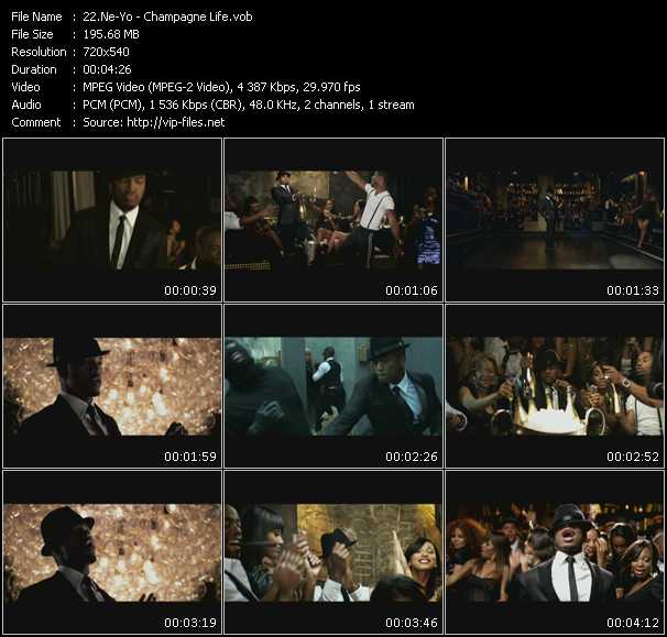 Ne-Yo video ”Champagne Life” from dvd ”Screenplay VJ-Pro Hits Vision August 2010”