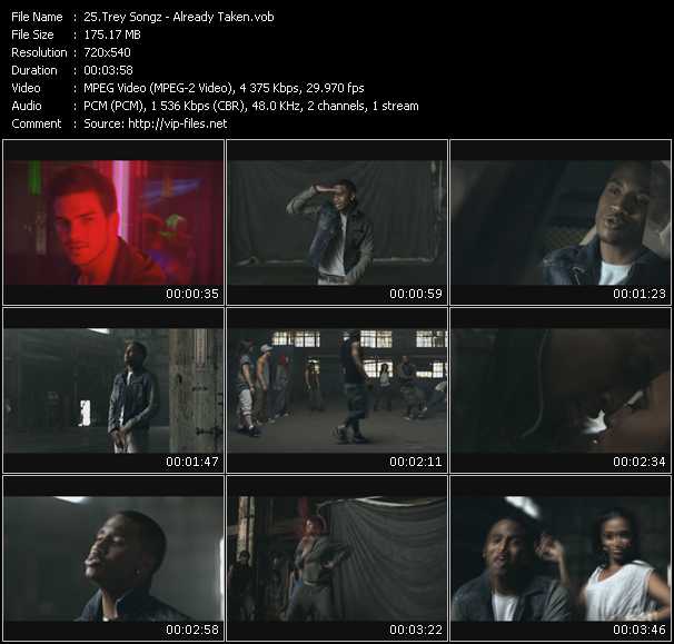 Trey Songz video ”Already Taken” from dvd ”Screenplay VJ-Pro Hits Vision August 2010”