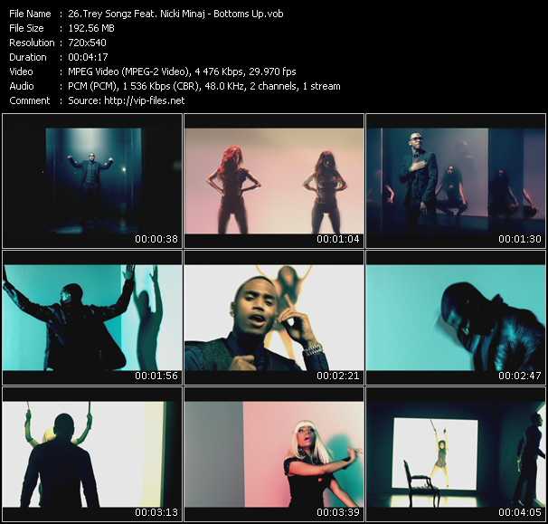 Trey Songz Feat. Nicki Minaj video ”Bottoms Up” from dvd ”Screenplay VJ-Pro Hits Vision October 2010”