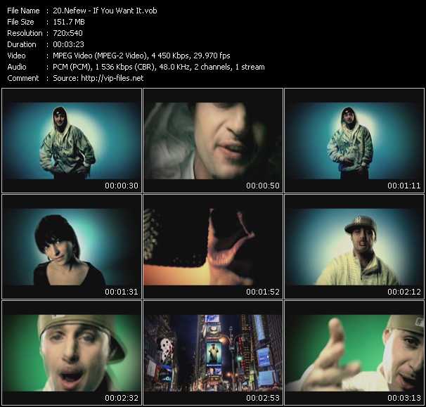 Nefew video ”If You Want It” from dvd ”Screenplay VJ-Pro Urban Vision March 2010”