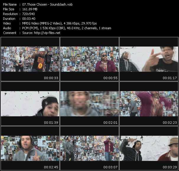Those Chosen video ”Soundclash” from dvd ”Screenplay VJ-Pro Urban Vision April 2010”