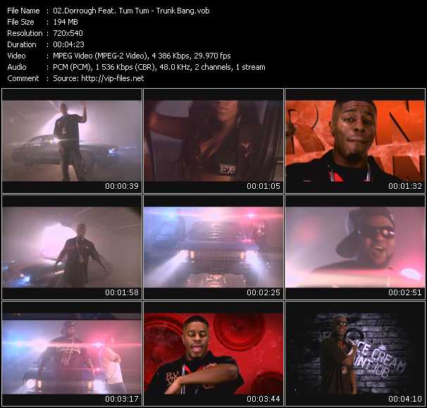Dorrough Feat. Tum Tum video ”Trunk Bang” from dvd ”Screenplay VJ-Pro Urban Vision May 2010”