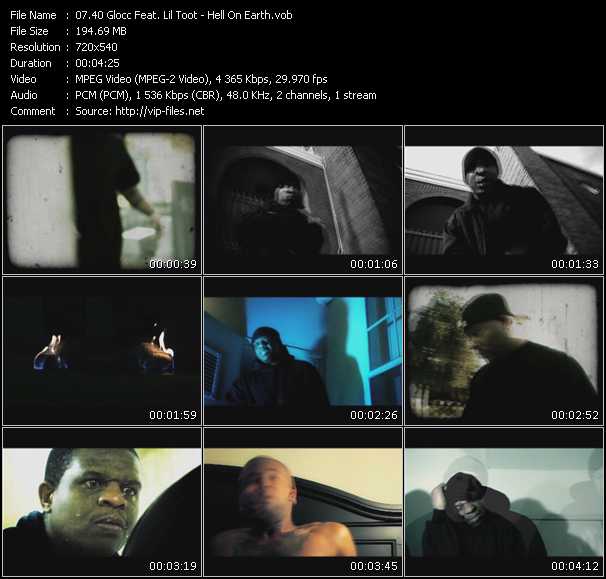40 Glocc Feat. Lil' Toot video ”Hell On Earth” from dvd ”Screenplay VJ-Pro Urban Vision May 2010”