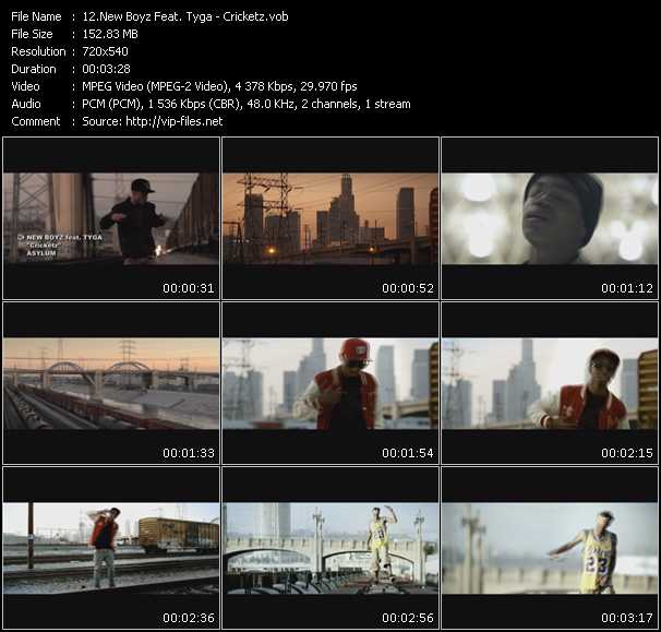 New Boyz Feat. Tyga video ”Cricketz” from dvd ”Screenplay VJ-Pro Urban Vision May 2010”