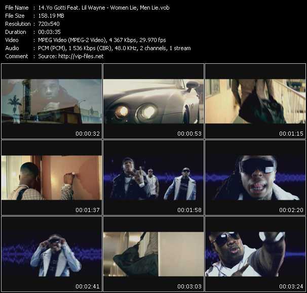 Yo Gotti Feat. Lil' Wayne video ”Women Lie, Men Lie” from dvd ”Screenplay VJ-Pro Urban Vision May 2010”