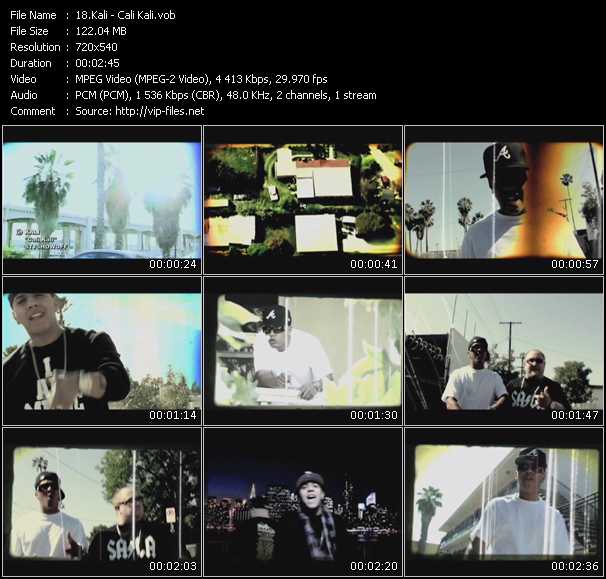 Kali video ”Cali Kali” from dvd ”Screenplay VJ-Pro Urban Vision May 2010”