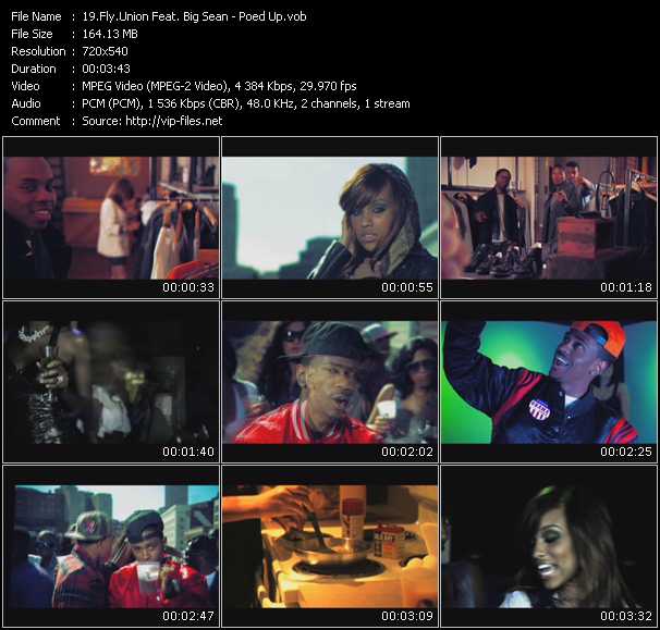 Fly.Union Feat. Big Sean video ”Poed Up” from dvd ”Screenplay VJ-Pro Urban Vision May 2010”