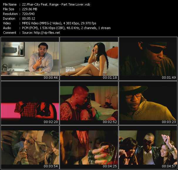 Phar-City Feat. Range video ”Part Time Lover” from dvd ”Screenplay VJ-Pro Urban Vision May 2010”