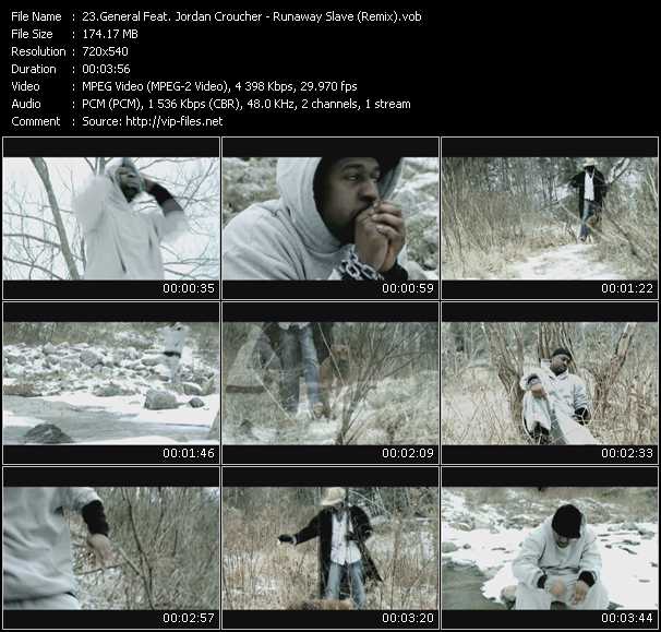 General Feat. Jordan Croucher video ”Runaway Slave (Remix)” from dvd ”Screenplay VJ-Pro Urban Vision May 2010”