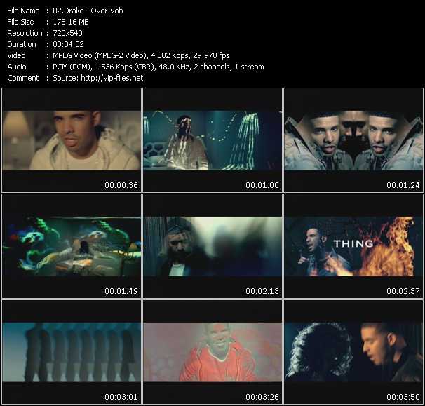 Drake video ”Over” from dvd ”Screenplay VJ-Pro Urban Vision June 2010”