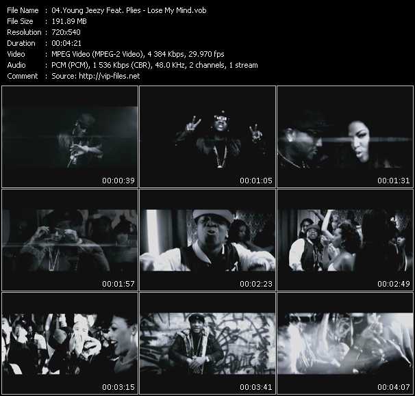 Young Jeezy Feat. Plies video ”Lose My Mind” from dvd ”Screenplay VJ-Pro Urban Vision June 2010”