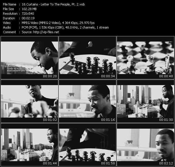 Curtains video ”Letter To The People, Pt. 2” from dvd ”Screenplay VJ-Pro Urban Vision June 2010”