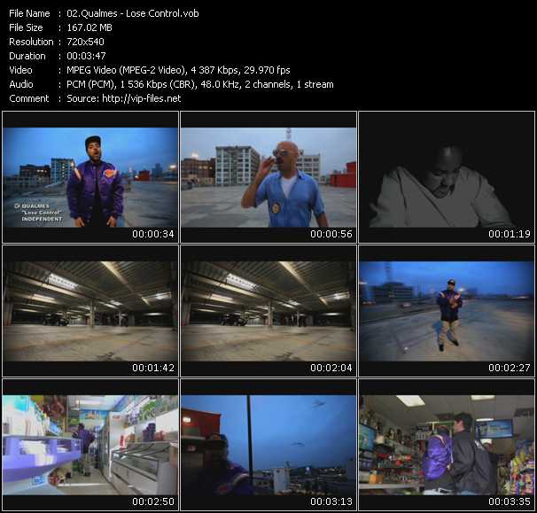 Qualmes video ”Lose Control” from dvd ”Screenplay VJ-Pro Urban Vision July 2010”